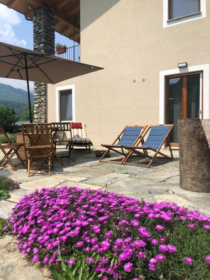 Ferienwohnung Semi Al Vento: La Bio-Casa Nel Giardino Incantato! Paesana Exterior foto