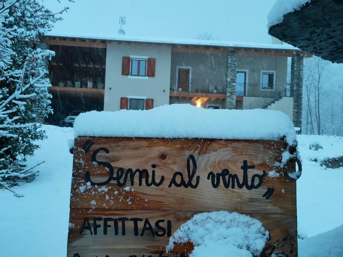 Ferienwohnung Semi Al Vento: La Bio-Casa Nel Giardino Incantato! Paesana Exterior foto